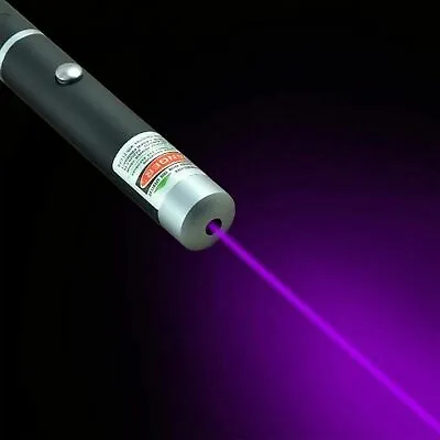 Purple Beam Laser Pointer Pen Powerful 1MW Blue Lazer Light Cat Pet Toy • £3.87
