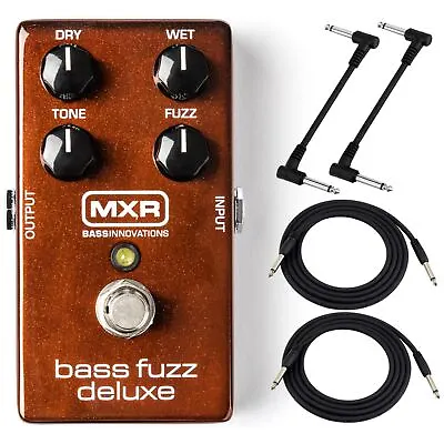 MXR M84 Bass Fuzz Deluxe Effects Pedal With Cables • $152.99