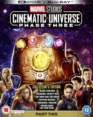 Marvel Cinematic Universe Phase 3 Part 2 Box Set (14 Discs) Blu-ray NEW & SEALED • £51.89