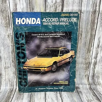 Accord Prelude Service Repair Manual 1984 1985 1986 1987 1988 1989 1990 1991 92 • $29.95