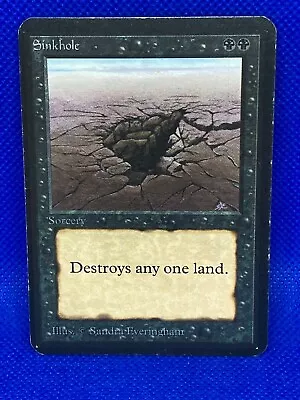 Magic The Gathering Alpha Sink Hole - USED- LP • $252.59