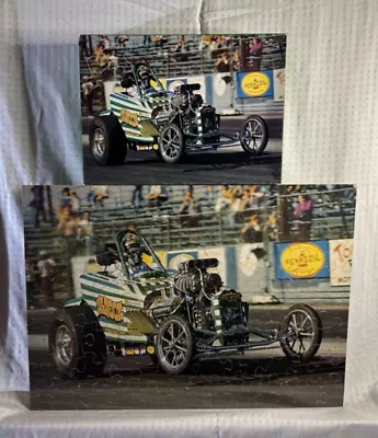 RARE HTF 1973 SPRINGBOK “DRAGSTRIP” 100 Pc COMPLETE JIGSAW PUZZLE # 300PZL1067 • $25