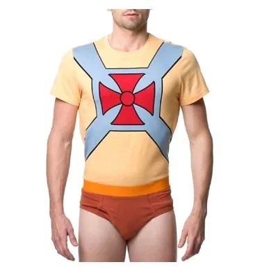 Masters Of The Universe He-Man Mens Underoos T-Shirt & Briefs Set • $26.98