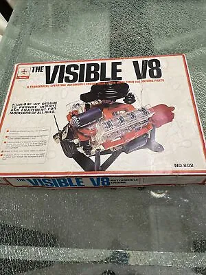 Circa1960s Renwal Visible V8 Engine Assembly Kit Model W/ Original Box • $300