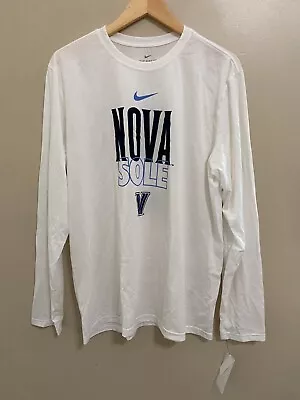Nike Villanova Nova Basketball March Madness Sole Bench Jersey LS Shirt Men’s XL • $49