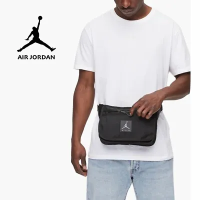 Jordan Jumpman Collaborator Nike Crossbody Belt Waist Bag White Green Army Black • $24.95