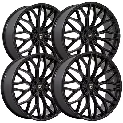 (Set Of 4) Asanti AB050 Mogul 6 22x9.5 6x135 +25mm Matte Black Wheels Rims • $1860