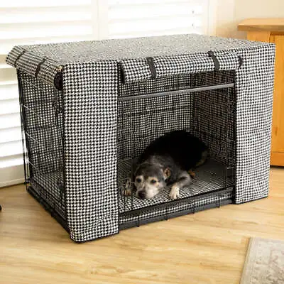 Premium Dog Crate Cover Houndstooth • $179.95