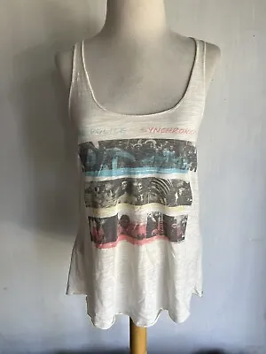 THE POLICE (2011) Official Women's  Syncronicity  Junk Food Tank Top Size Small • $22.99
