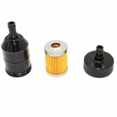 Aluminum Fuel Filter 1/4  5/16  Fits Kawasaki Gas Petrol Reusable Filter  • $8.95