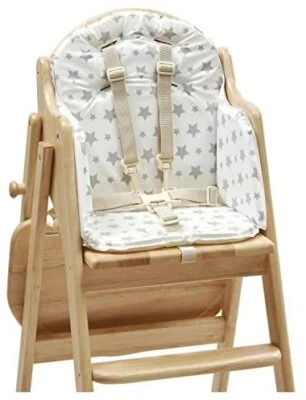 £16.50 • Buy New Highchair Insert Grey Stars The Grey Stars Highchair Insert Ha Fast Shippin