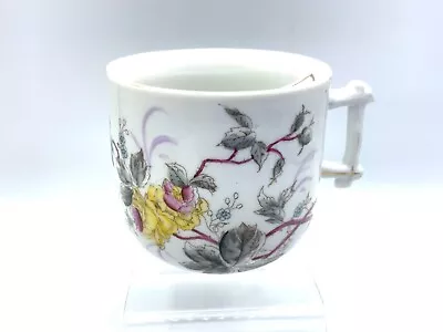 Antique Mustache Cup Made In Germany Floral Motif Multicolor Excellent Condition • $35