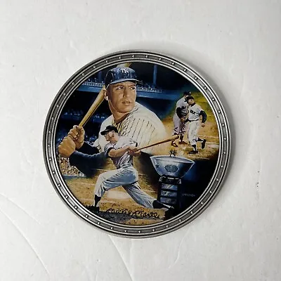 Mickey Mantle “A Triple Crown Season” 1996 The Bradford Exchange Plate #5069A • $29.99