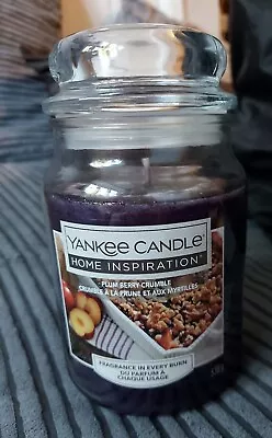 Yankee Candle 538g Large Plum Berry Crumble  • £16