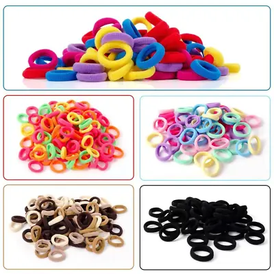500PCS Baby Toddler Hair Ties Elastic Hair Rubber Bands For Girls 23 Colors • $13.15