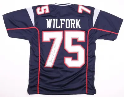 Vince Wilfork Signed New England Patriot Jersey (JSA COA) 5xPro Bowl Nose Tackle • $249.95