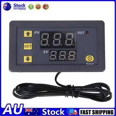$11.99 • Buy AU Thermostat Relay Temperature Controller Sensor Digital DC 12V LED Display Me