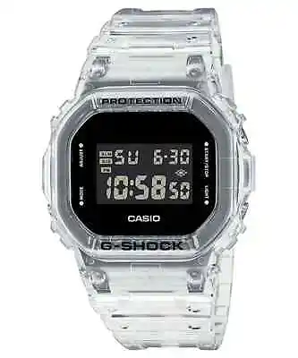 Casio Watch Mens Digital G-SHOCK Transparent DW5600SKE-7D 200M WR RRP $269 • $189