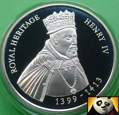 1996 Falkland Islands £2 Two Pound King Henry IV Silver Proof Coin • £49.95