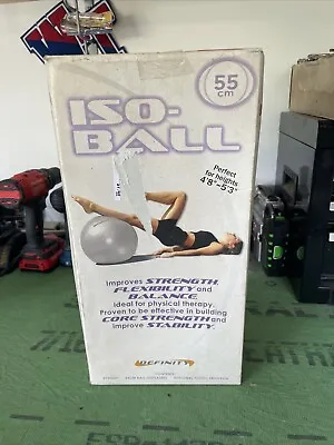 $0.99 • Buy Exercise Fitness Yoga Pilates Balance Ball 55cm Brand New