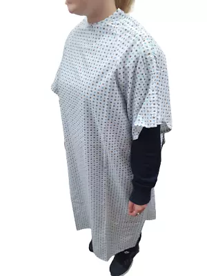 £18.50 • Buy UNISEX WRAP HOSPITAL PATIENT GOWN REUSABLE DIGNIFIED NIGHT DRESS (Select Colour)
