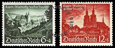 EBS Germany 1940 - Eupen & Malmedy German Again - Michel 748-749 - Used • $2.27