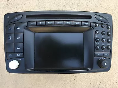 01-04 Mercedes W209 CLK55 AMG C230 Command Navigation Radio CD Display Screen  • $299