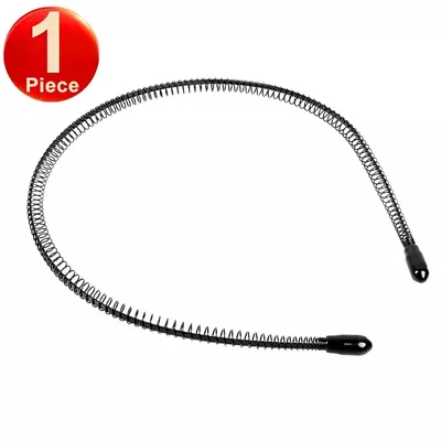 6Pcs Fashion Metal Hair Band For Men Women Unisex Black Wavy Hair Head Hoop Band • $5.06