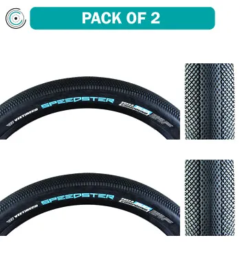 $124.22 • Buy Pack Of 2 Vee Tire & Rubber Speedster 26x2.8 Clincher Fold TPI 40 Black/Black