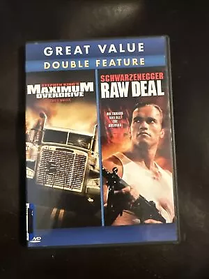 Maximum Overdrive / Raw Deal (DVD) • $15