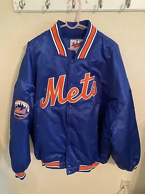 Vintage Starter Diamond Collection New York Mets Baseball Jacket Size 4XL Rare • $199.95
