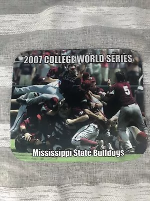 Mississippi State Bulldogs Baseball 2007 College World Series Mouse Pad 2007 WOW • $19.99