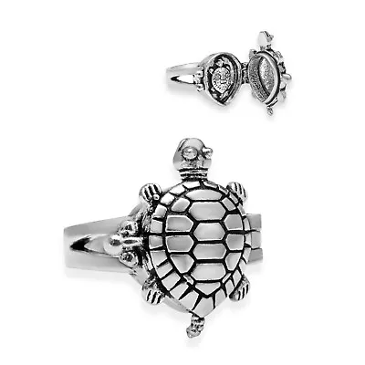 Turtle Vintage Ethnic Handmade Poison Ring Jewelry  US All Size Gift For Woman • $5.99