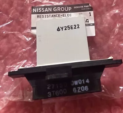 Genuine Nissan Heater Fan Resistor Patrol Gu Pathfinder R50 Micra K13 New  • $60.35