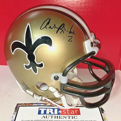 Aaron Brooks Autographed Signed New Orleans Saints Mini Helmet Tristar Hologram • $109.99