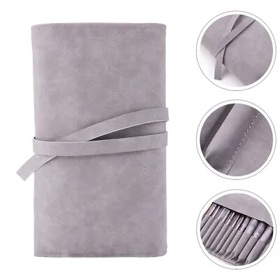 Makeup Brush Wrap Case Roll Up Makeup Brush Organizer Roll Out Makeup Brush Bag • $9.69