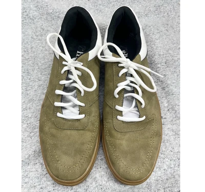 $25 • Buy Zara Green Mens Sneakers Preloved Size 43 = US 9.5