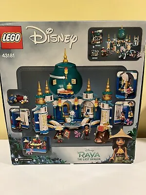 $30 • Buy LEGO Raya And The Heart Palace DISNEY PRINCESS (43181) New Sealed💙💛💚