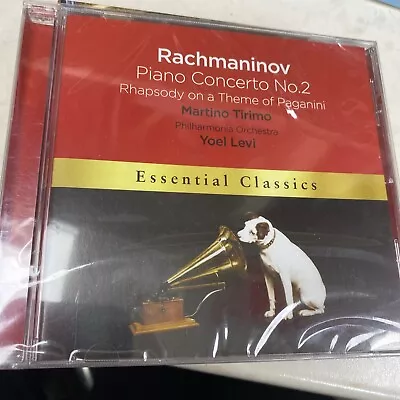 Rachmaninov Piano Concerto No2 Martino Tirimo New Sealed Hmv Classical Cd • £5