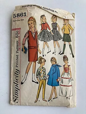 Vintage Simplicity Printed Pattern 5861 • $6.99