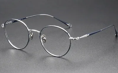 Blue Silver P3 Retro Glasses 49X43mm Retro Frames Eyeglasses Panto Sunglasses • $144