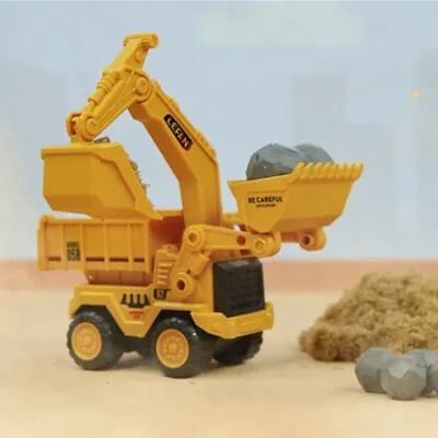 Large Bulldozer Excavator Toy ABS Dump Truck Model Toy For Kids Birthday Gift UK • £8.39