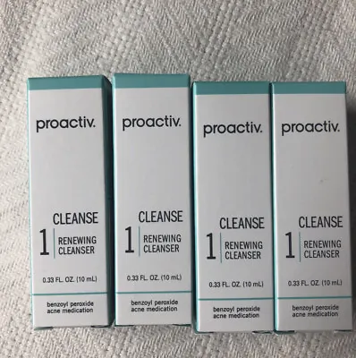 $10.90 • Buy 4x Proactiv CLEANSE Renewing Facial Cleanser MINI .33oz/10ml Each