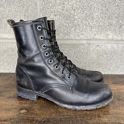 Frye Veronica Women’s Combat Boots Shoes Black Size 9 B • $69.95