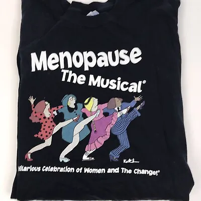 MENOPAUSE The Musical T-Shirt Unisex 2XL Long Sleeve Tee • $18.19