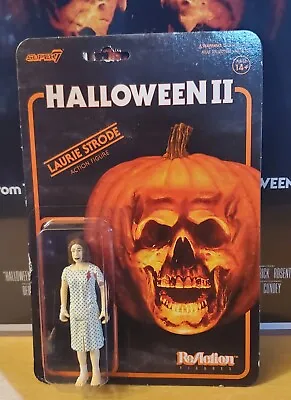 Laurie Strode Halloween II Super 7 ReAction Michael Myers 3.75  Action Figure • $14.95