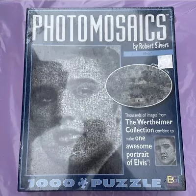 Elvis Presley Photomosaics By Robert Silvers 1000+ Piece Puzzle New Sealed • $7.42