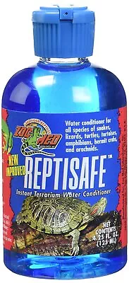 Zoo Med ReptiSafe Instant Terrarium Water Conditioner 4.25 Oz For Reptile Bowls • $9.85