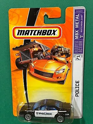 Matchbox 2006 Police Car 1/64 Diecast Mint On Card BX15 • $5.85