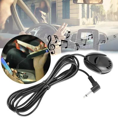 Microphone For Car Stereo GPS Bluetooth Enabled Audio DVD External Mic Black Kit • $5.09